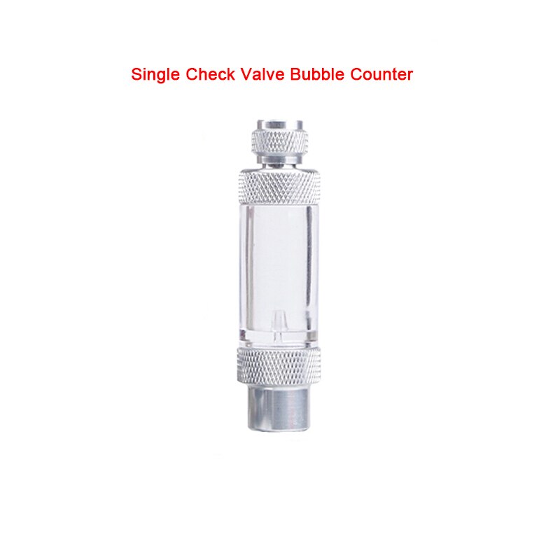 Rvs Aquarium Multi Manier CO2 Distributeur Splitter Naaldventiel, Terugslagklep Bubble Counter Voor Solenoid Regulator: Bubble Counter