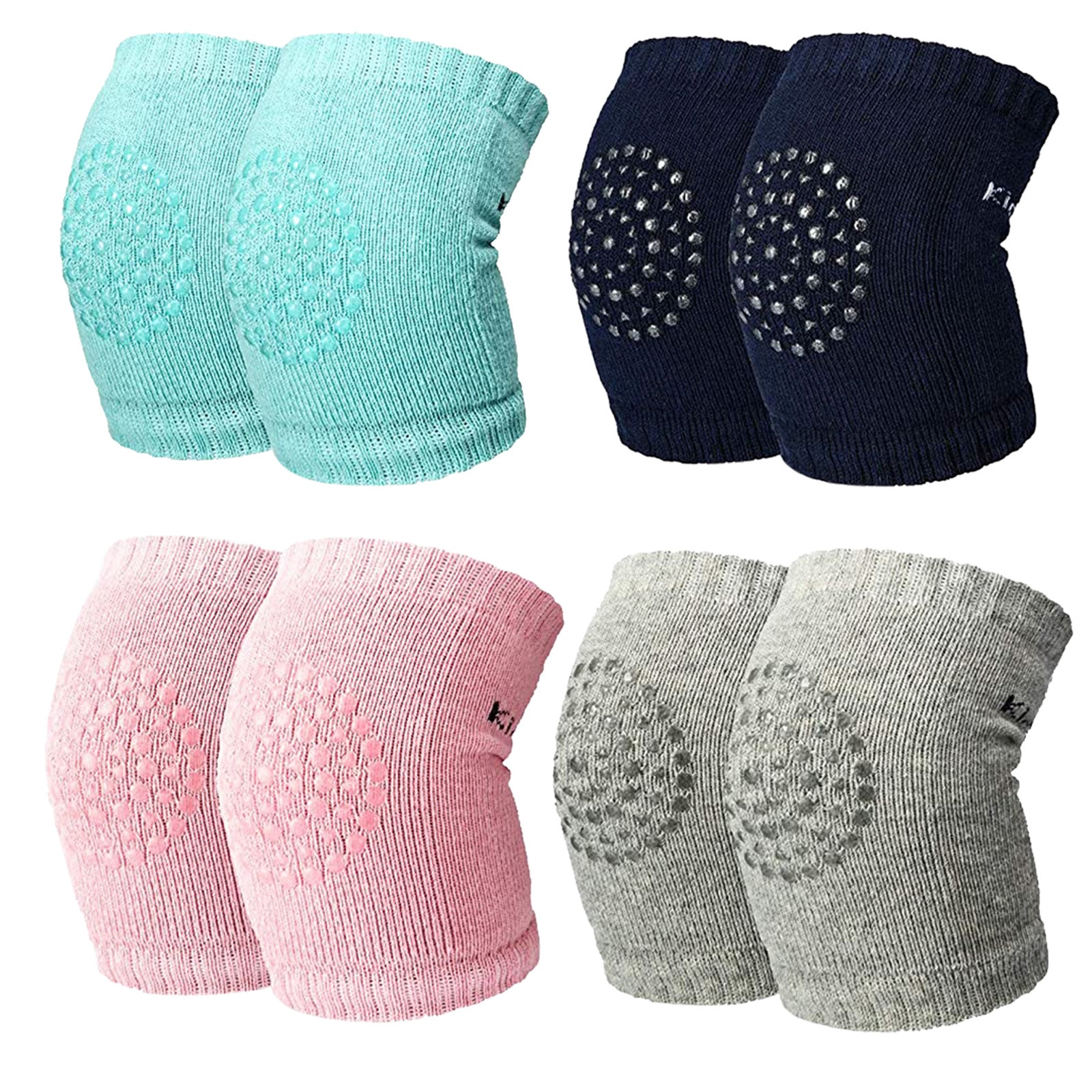 4 Paar Kinderen Kruipen Elleboog Kneepad Kussen Baby Baby Meisjes Jongens Katoen Kniebeschermers Beschermende Kleding Baby Baby Beenwarmers sokken