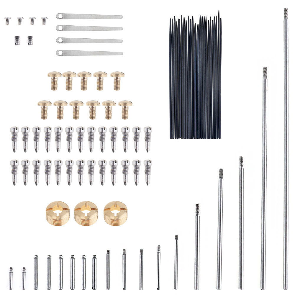 92 Stks/partij Saxofoon Reparatie Onderdelen Set Compleet Gereedschap Saxofoon Sleutel Roller Reed Schroeven Naald Wind Instrument Reparatie Kit