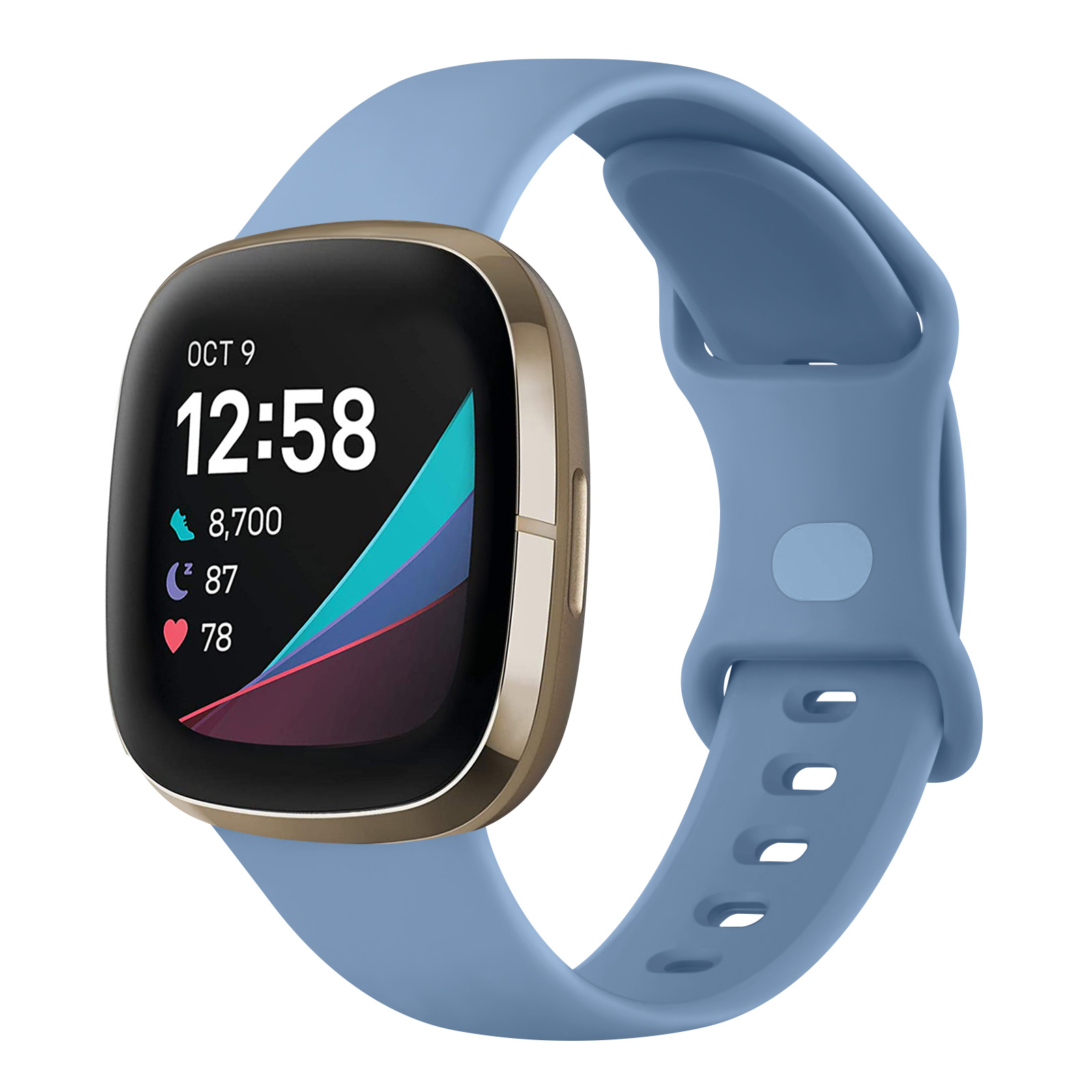 Silikonarmband für Fitbit Versa 3 Versa 4 Armband Armband für Fitbit Sense/Sense 2 Correa Armband Smartwatch Zubehör