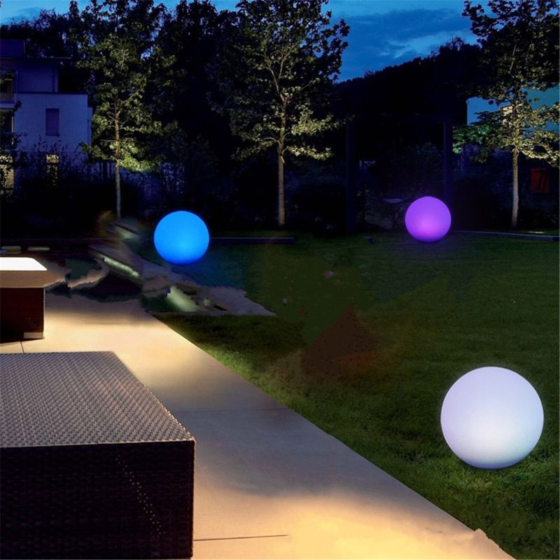 LED Beach Ball 16'' Pool Toy with Remote Control, 16 Colors Lights and 4 Light Modes, Outdoor Pool Beach Party Games