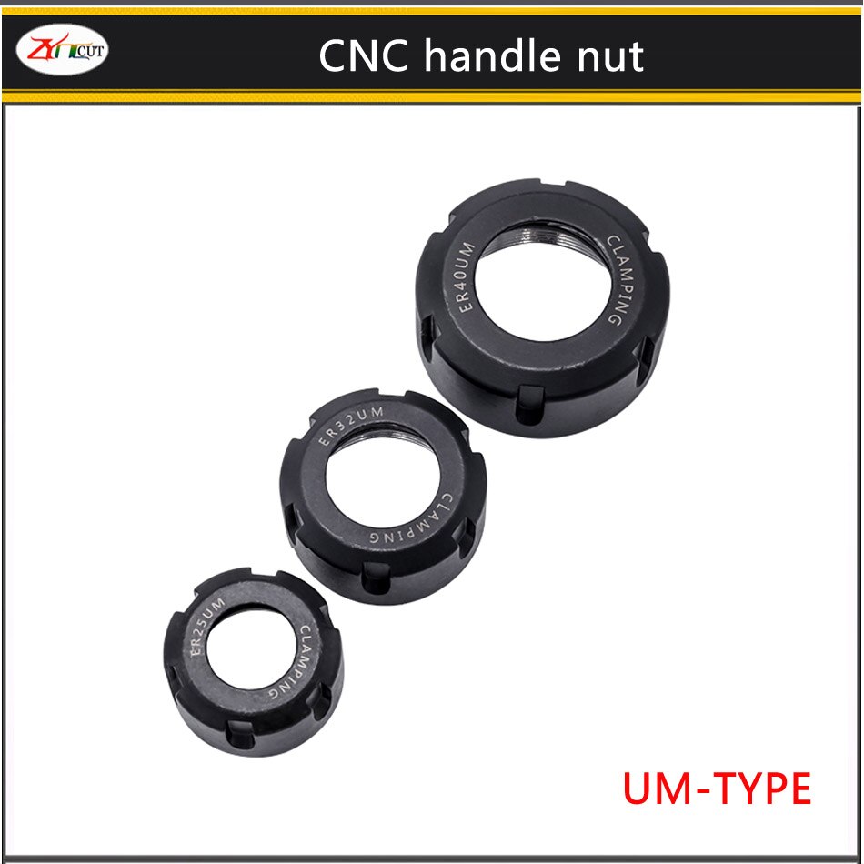 1pcs ER nut A M UM ER8 ER11 ER16 ER20 ER25 ER32 ER40 International Standard Nut Hexagon nut internal and external