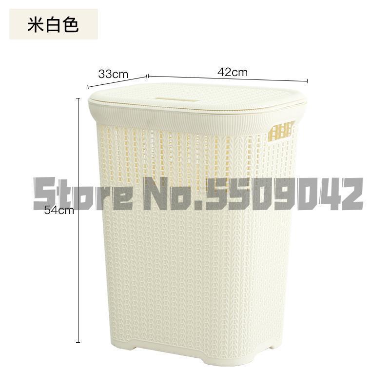 Extra large hamper plastic laundry basket laundry bucket dirty clothes tweezers rattan household bathroom dirty clothes storage: a4