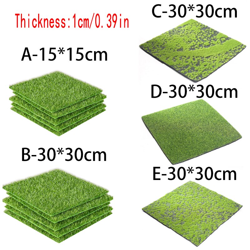 Micro Landscape Artificial Grass Landscape Home Accessories Aquarium Decoration Artificial Lawn Garden Decor