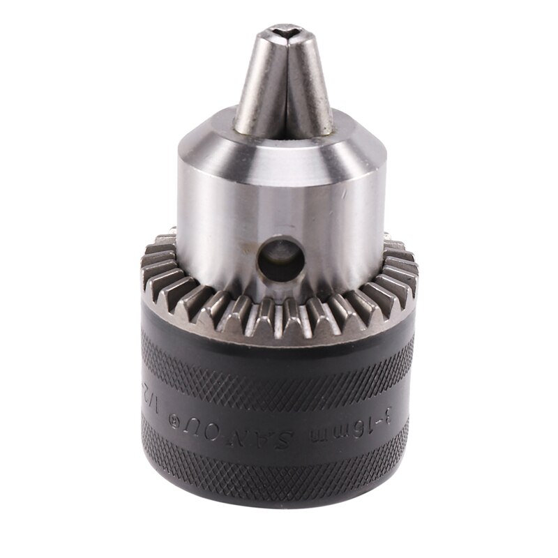 1 Juego de mandril de taladro eléctrico de 3-16mm, a prueba de agua, Portabrocas de tipo Mini llave con llave de mandril para herramienta de máquina de taladro eléctrico