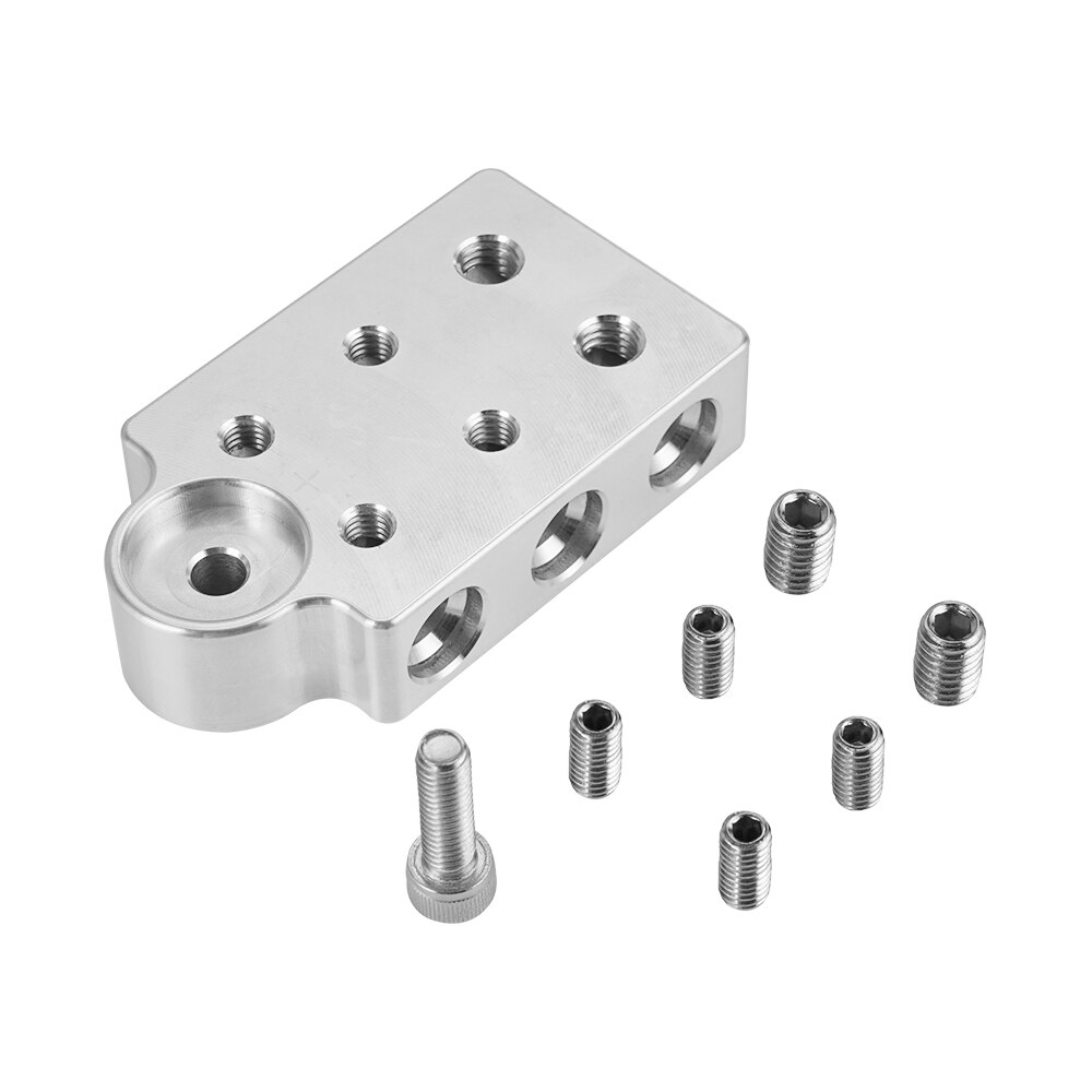 6 Spot Aluminum Multi-Connection Marine Flat Battery Terminals Kit Fit XS Power M6 Standard Batteries Positive Negative: 6 Spot Positive