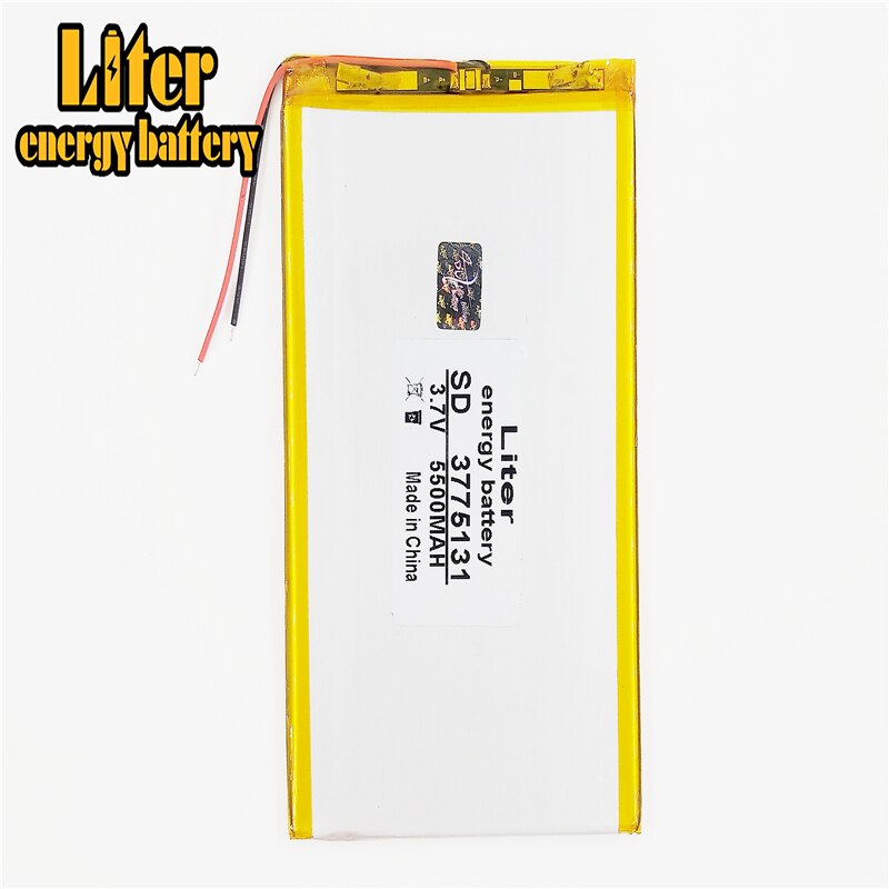 3.7 V 5500 mah tablet battery brand tablet gm lithium polymer battery 3775131