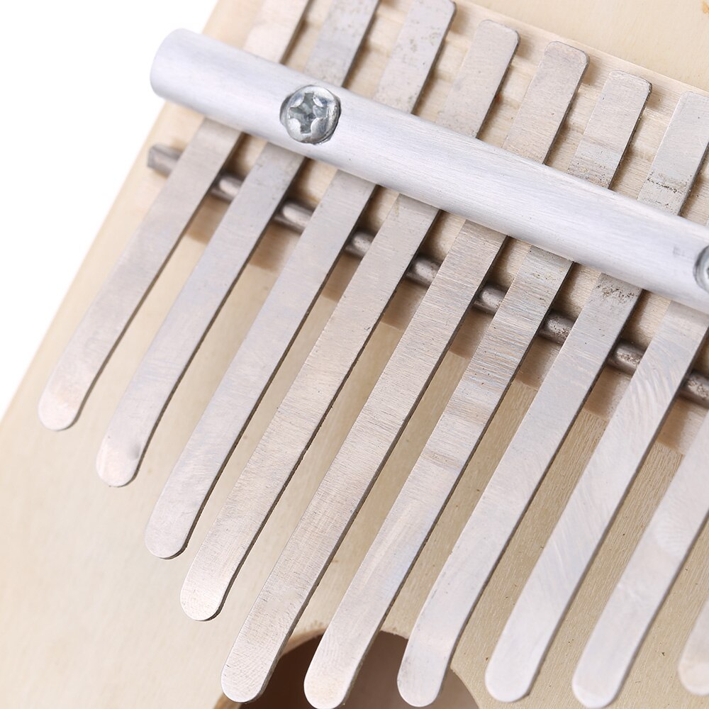 10 Key Mbira Finger Thumb Music Piano Hollow Pine Education Toy Musical Instrument for Music Lover and Beginner