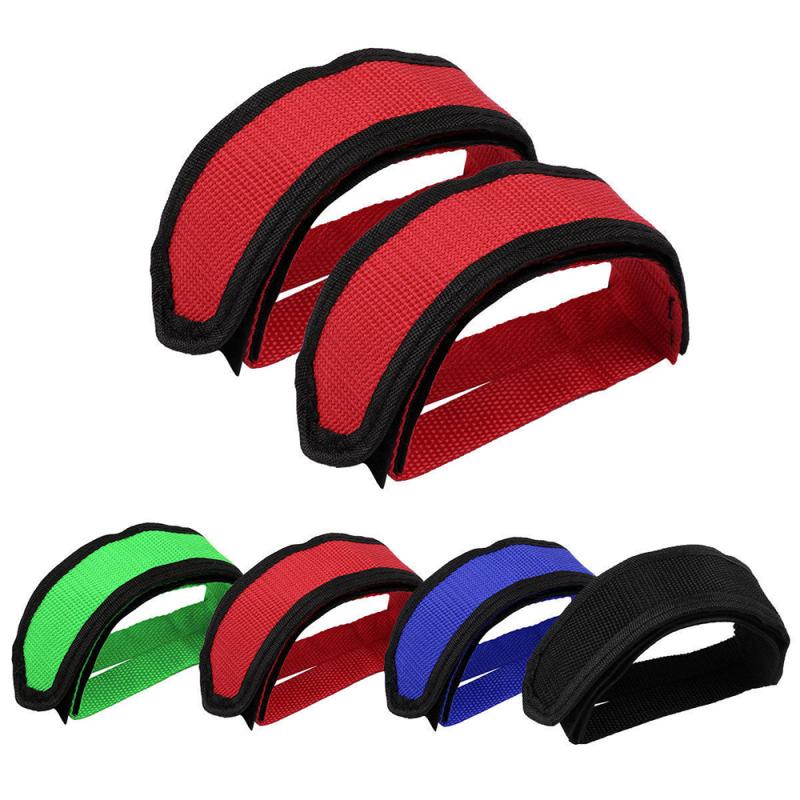 1Pcs Fiets Beam Voet Band Ultralight Bike Lijm Bandjes Pedaal Teen Clip Riem Riem Anti-Slip Pedaal Hond mond Set Bandjes