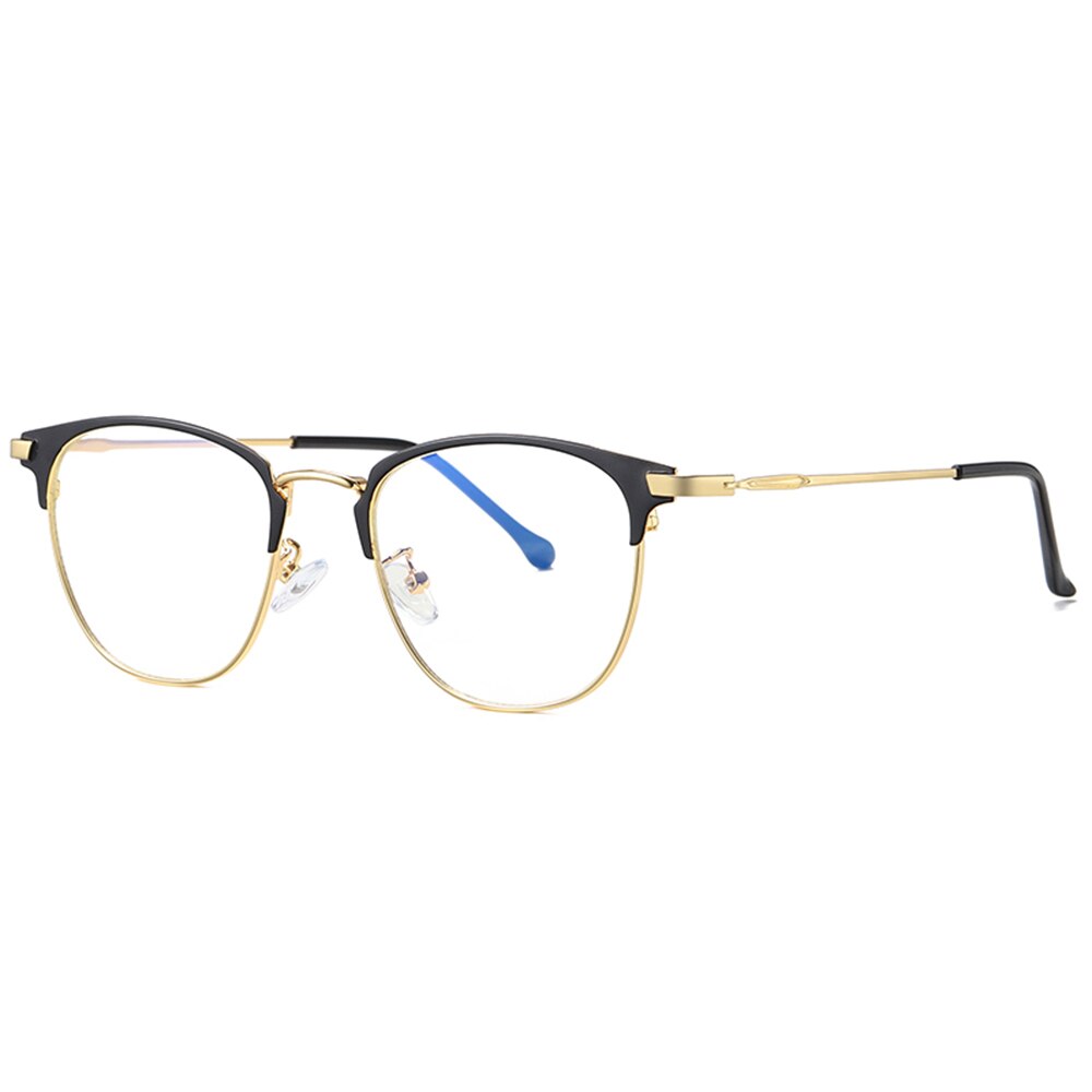 Anti Blue Light Glasses For Men Women Computer Gaming Anti Radiation Blue Ray Blocking Glasses Blocker Goggles Eyeglasses: Gold black