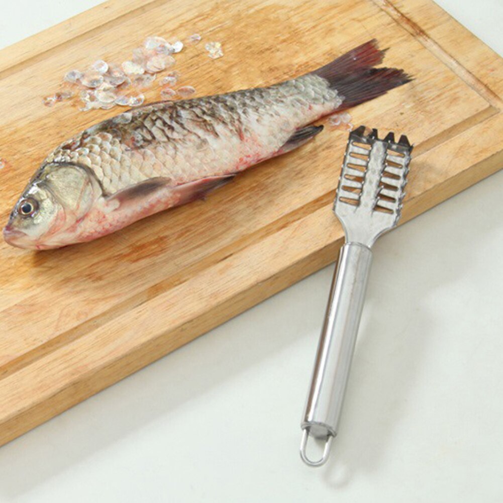 Cooking Tools Fish Cleaning Knife Skinner Fish Skin Scraper Stainless Steel Fish Scales Fishing Cleaning Remover Kitchen Gadget