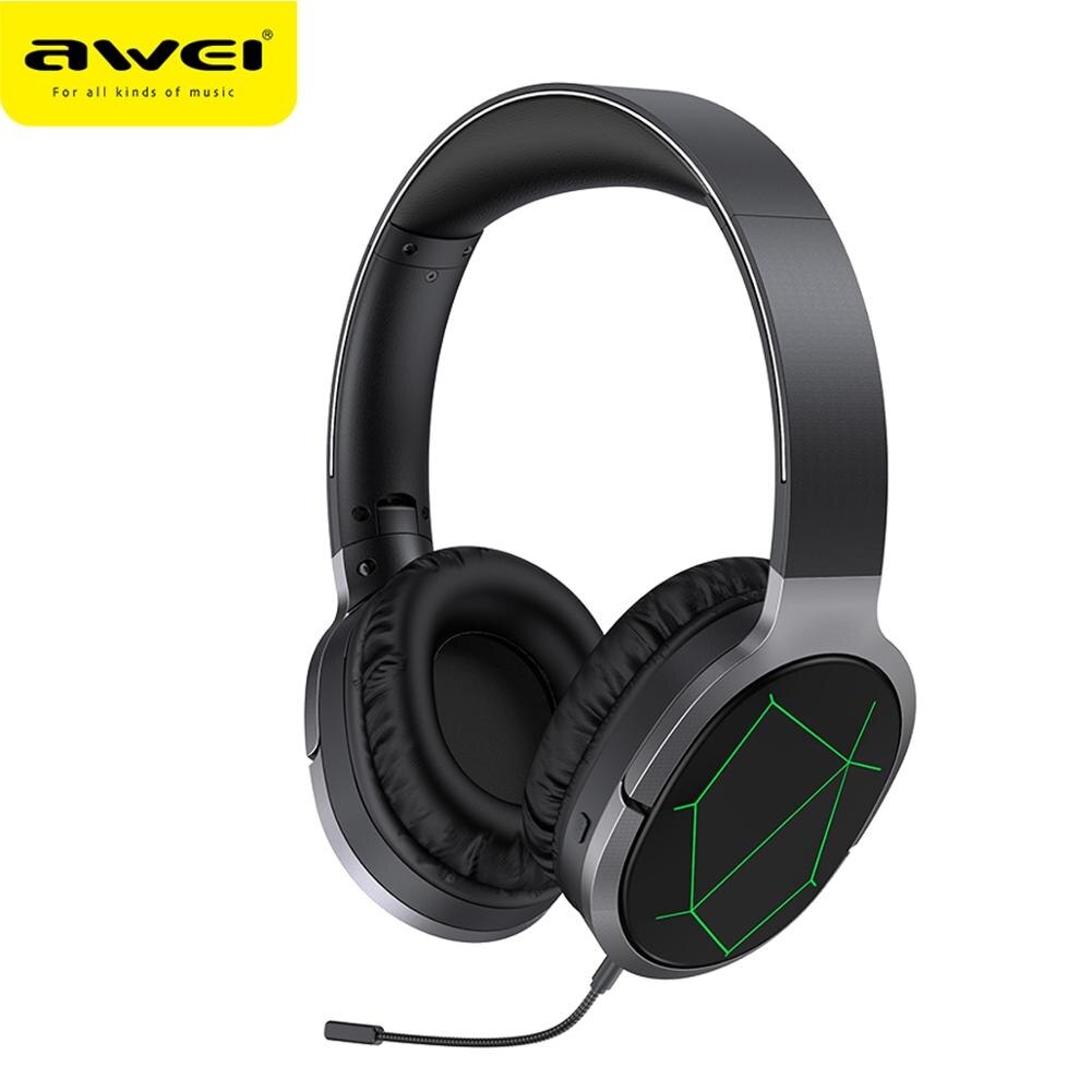 Awei A799BL Draadloze Bluetooth Hoofdtelefoon Hifi Stereo Muziek Esports Gaming Headset Met Microfoon Intrekbare Oortelefoon: Default Title