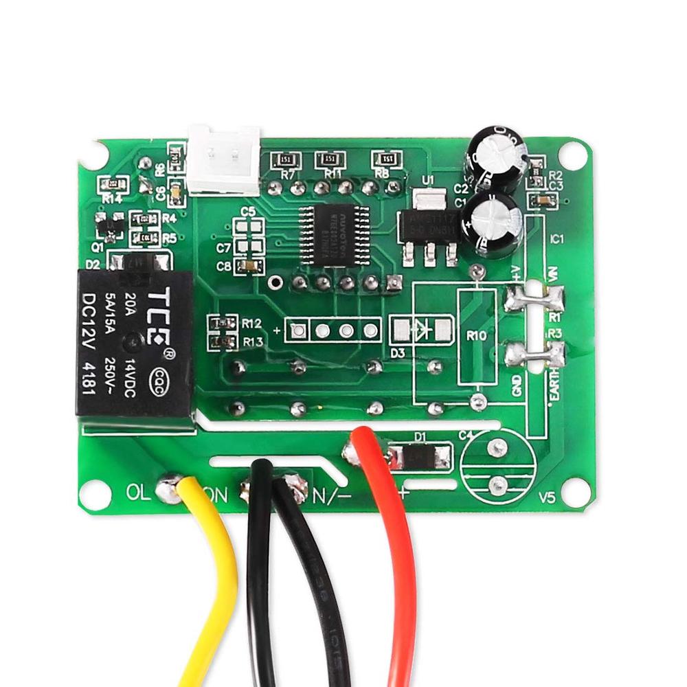 Controlador de temperatura Digital LED, XH-W3001, 12V/24V/220V, interruptor de Control de termostato, sonda NTC 10K, Mini termostato