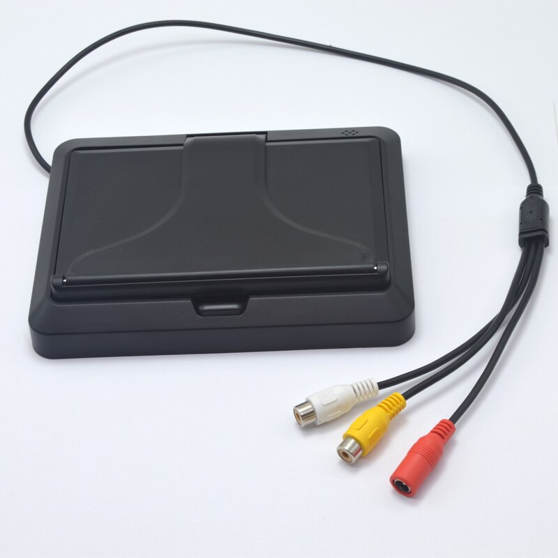 Składany wyświetlacz samochodowy wyświetlacz wideo HD parking samochodowy ekran TFT LCD 4.3 lub 5 cali, z kamerą tylną