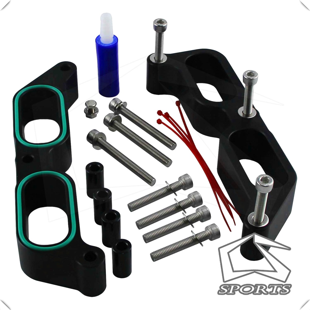 Aluminum Intake Manifold Spacers Fits For 13-17 Subaru BRZ Scion FR-S Power Block