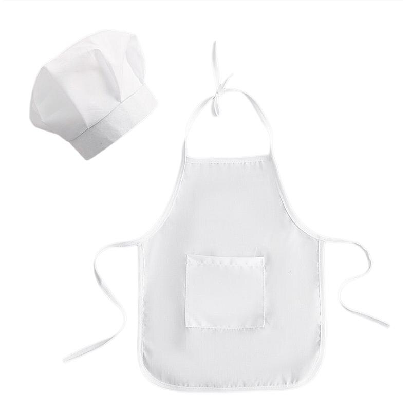 bambino Cappello da Cuoco Grembiule Cosplay Cuoco Vestiti Cuoco costume puntello Fotografia per il bambino Appena nato infantile Del Ragazzo di Stile: L