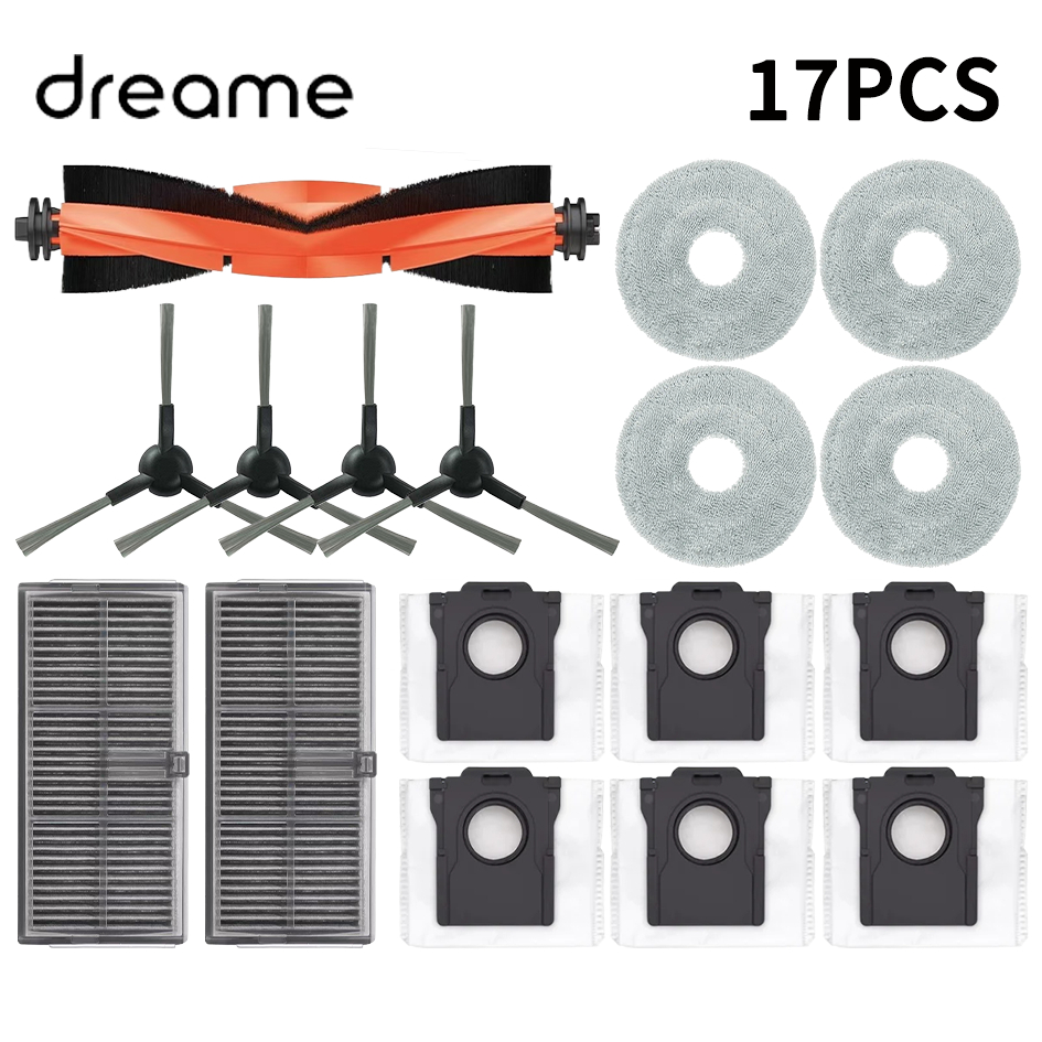 Dreame Mova E30 Ultra / Trouver E30 Ultra Vacuum Cleaner Replacement Accessories Main Side Brush Filter Mop Dust Bag
