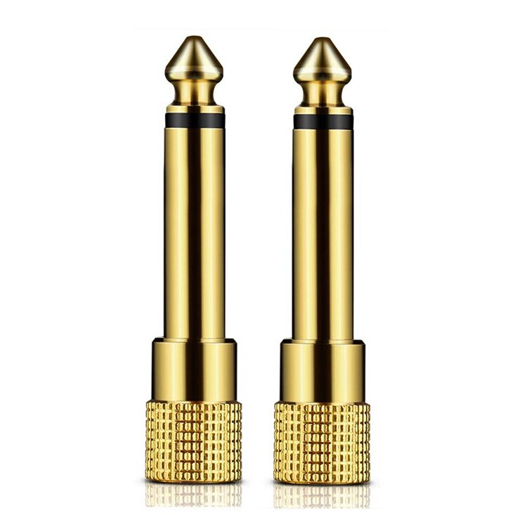 Prise Jack 6.5 6.35mm mâle vers connecteur femelle 3.5mm, amplificateur casque, adaptateur Audio, Microphone, convertisseur AUX 6.3 3.5mm
