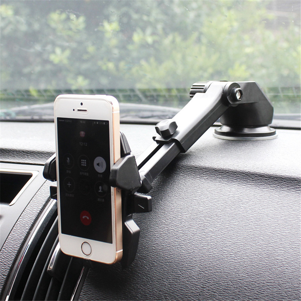 Universal Suction Cup Car Phone Holder Auto Vehicle Dashboard Windshield Stand Bracket Support for Mobile Interior Accessories