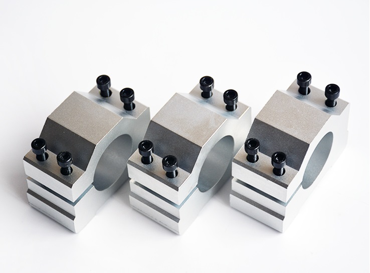 1pcs spindle clamp 42mm aluminum spindle mounts/fixture/chuck/ bracket Clamp/holder Clamps/ hold seat /fastening