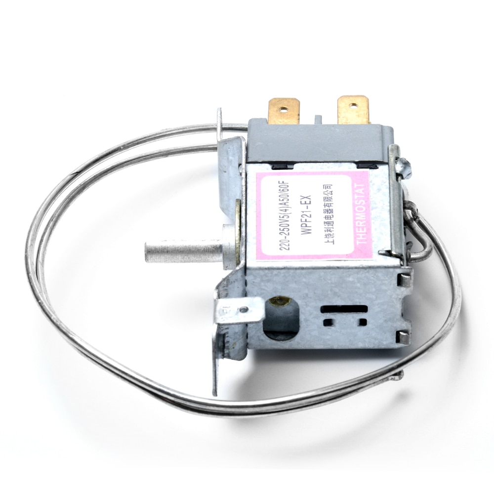 Termostato para refrigerador, WPF21-EX, 2 pines, sonda de 50cm, controlador de temperatura para congelador, accesorio para refrigerador, 1 ud.