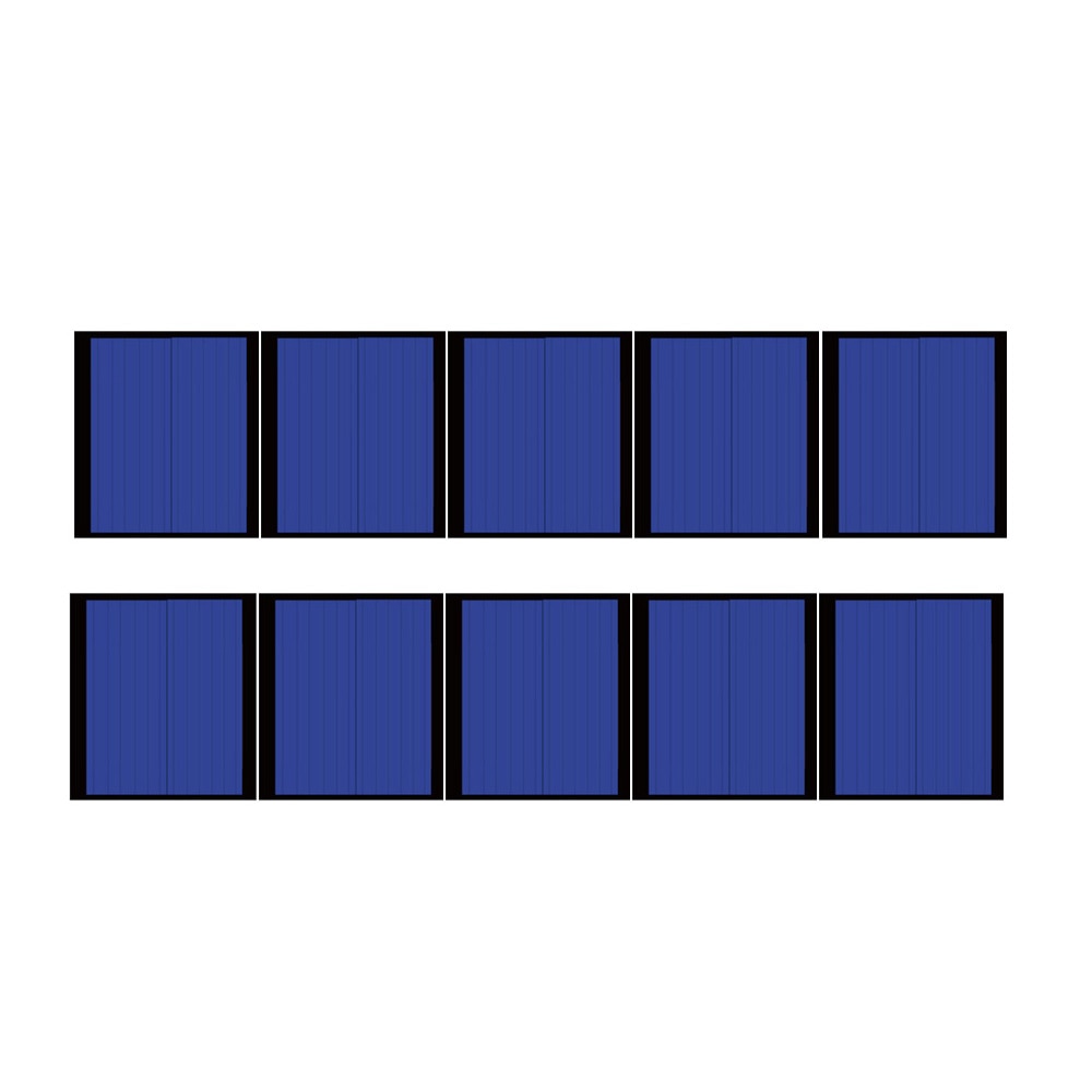 10 teile/los Mini Solarzelle Modul 1V 80mA Solar- Tafel Standard Epoxid Polykristalline DIY Batterie Energie Ladegerät