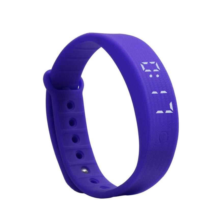 Sport 3d led calorie stappenteller slim unisex horloge #