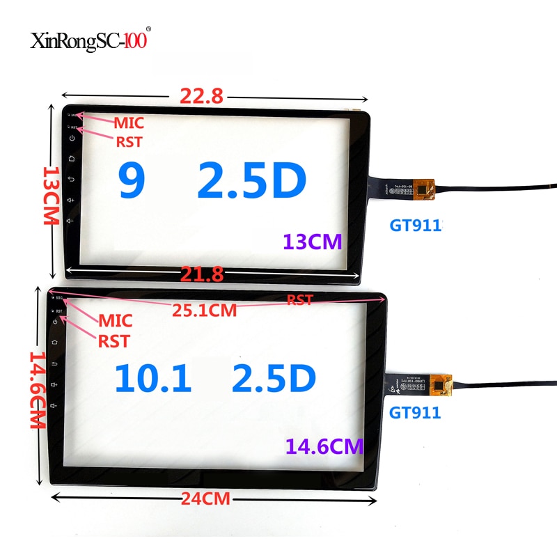 9 10.1 inch for TEYES CC2 CC2L/kia rio 3 4 touch screen digitizer GPS Car Radio Multimedia Video Player Navigation asctp-9008