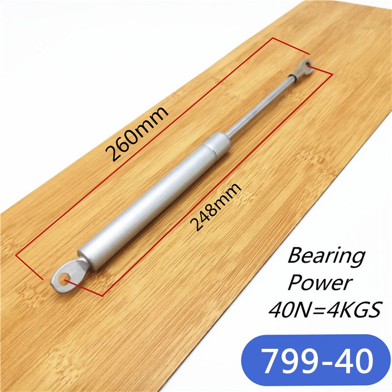 260mm hydraulisk lift up pneumatisk dørstøtte møbler gasfjeder køkkenskab hardware hængsel: Leje 40n