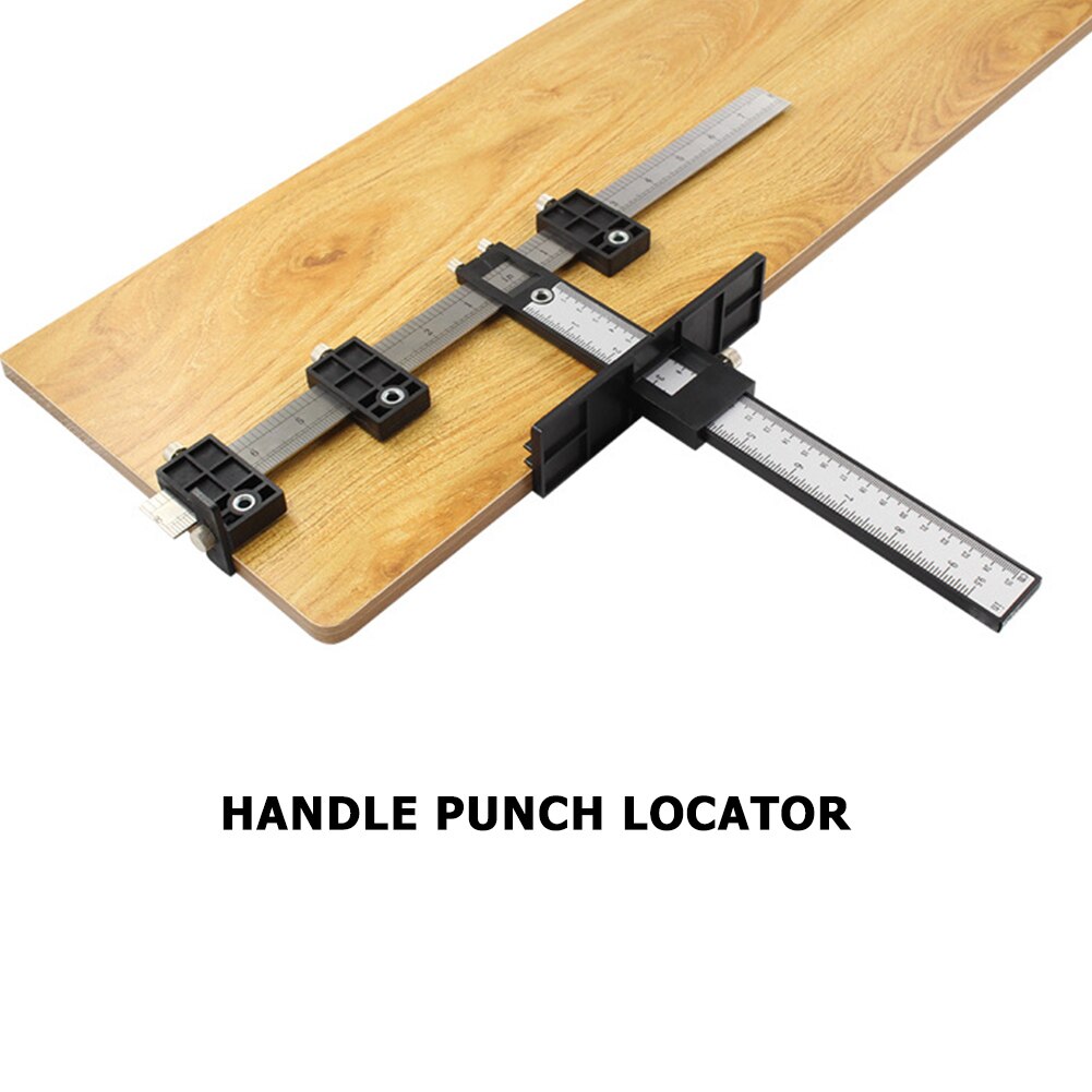 Multi Detachable Hole Punch Jig Tool Home Sleeve Cabinet Hardware Locator Center Punching Drill Bit Guide Woodworking ​Locator
