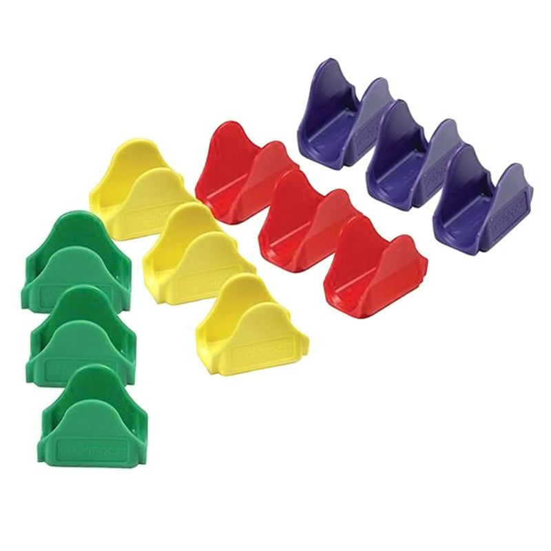 12 pieces/set of Mexican pizza clips plastic wavy shelves kitchen cooking tools: Default Title