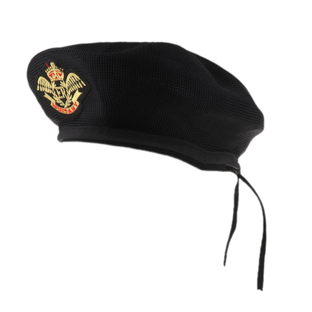 Accessorio Costume Cosplay punto regolabile berretto berretto cappello da marinaio: Black Eagle 56cm