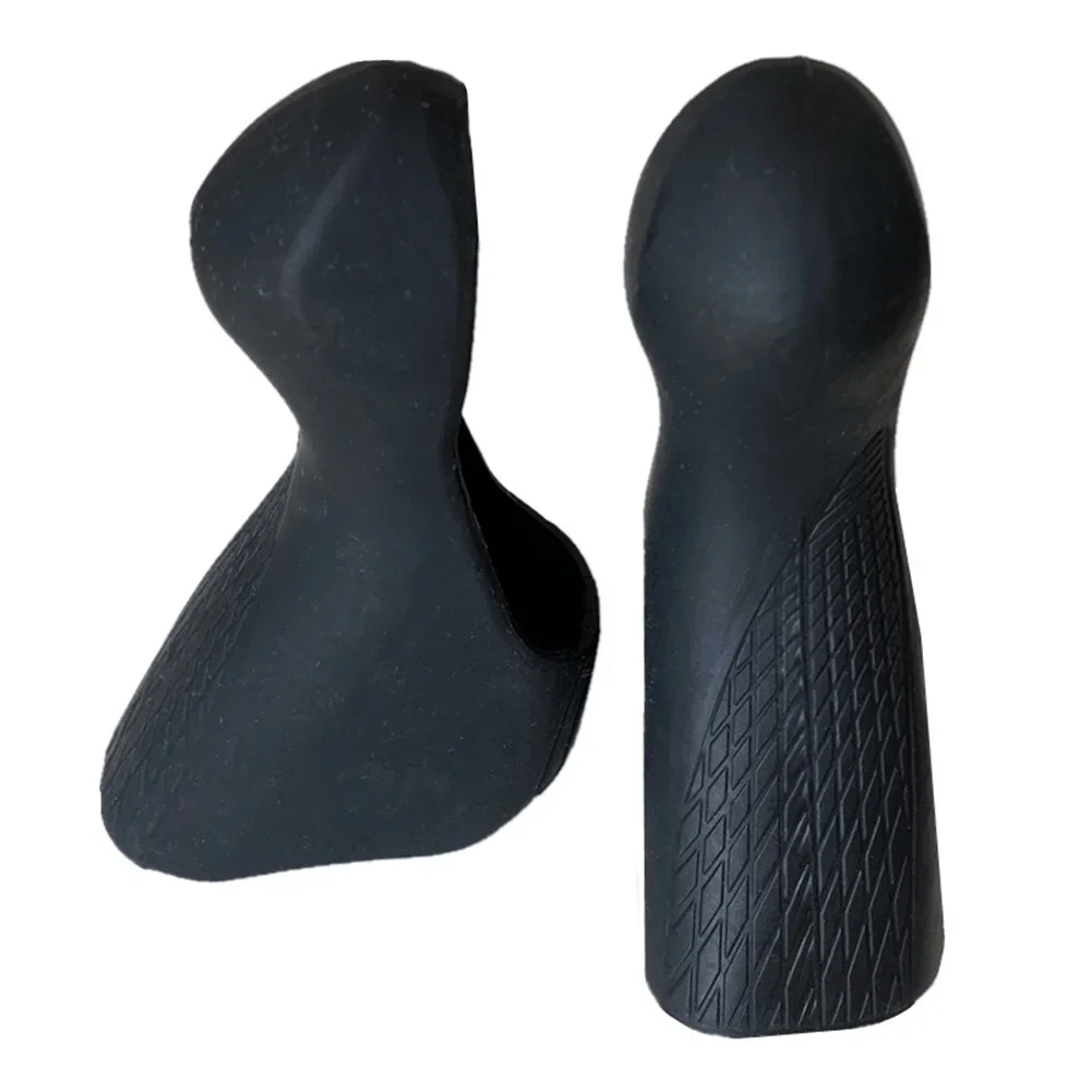 1 Stuks Fiets Remhendel Kappen Rubber Voor Shimano St-5700 105 Versnellingspook Cover Snelweg Fiets Accessoires: Black