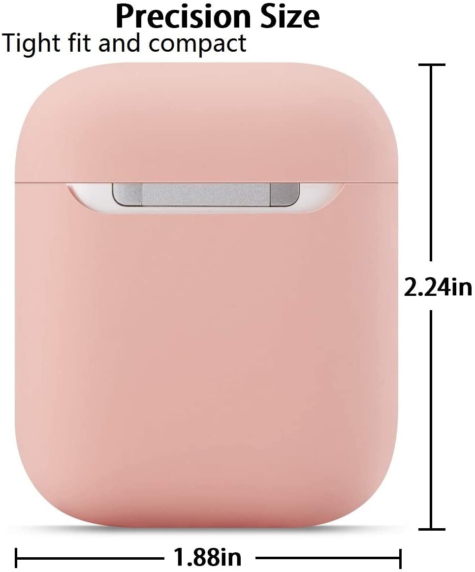 Funda de silicona para Airpods 2/1 cubrir lindo Airpods Ultra-delgada Airpods 2 MIFN auriculares para los Airpods 2/1 casos