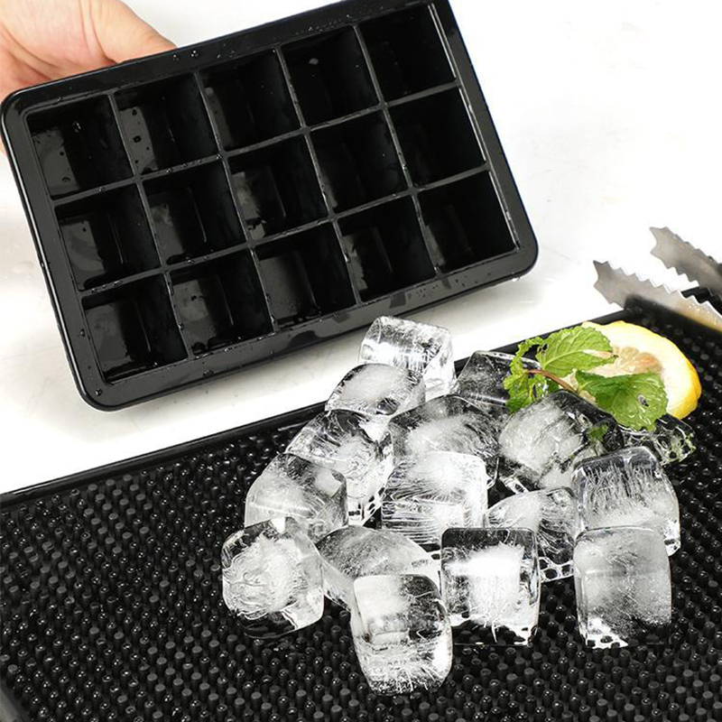 Isbitform for 4/6/8/15 isbiter, stor isbitform, stor isbitform av matkvalitet, bpa-fri, firkantet form, gjør-det-selv-kjøkken, baris