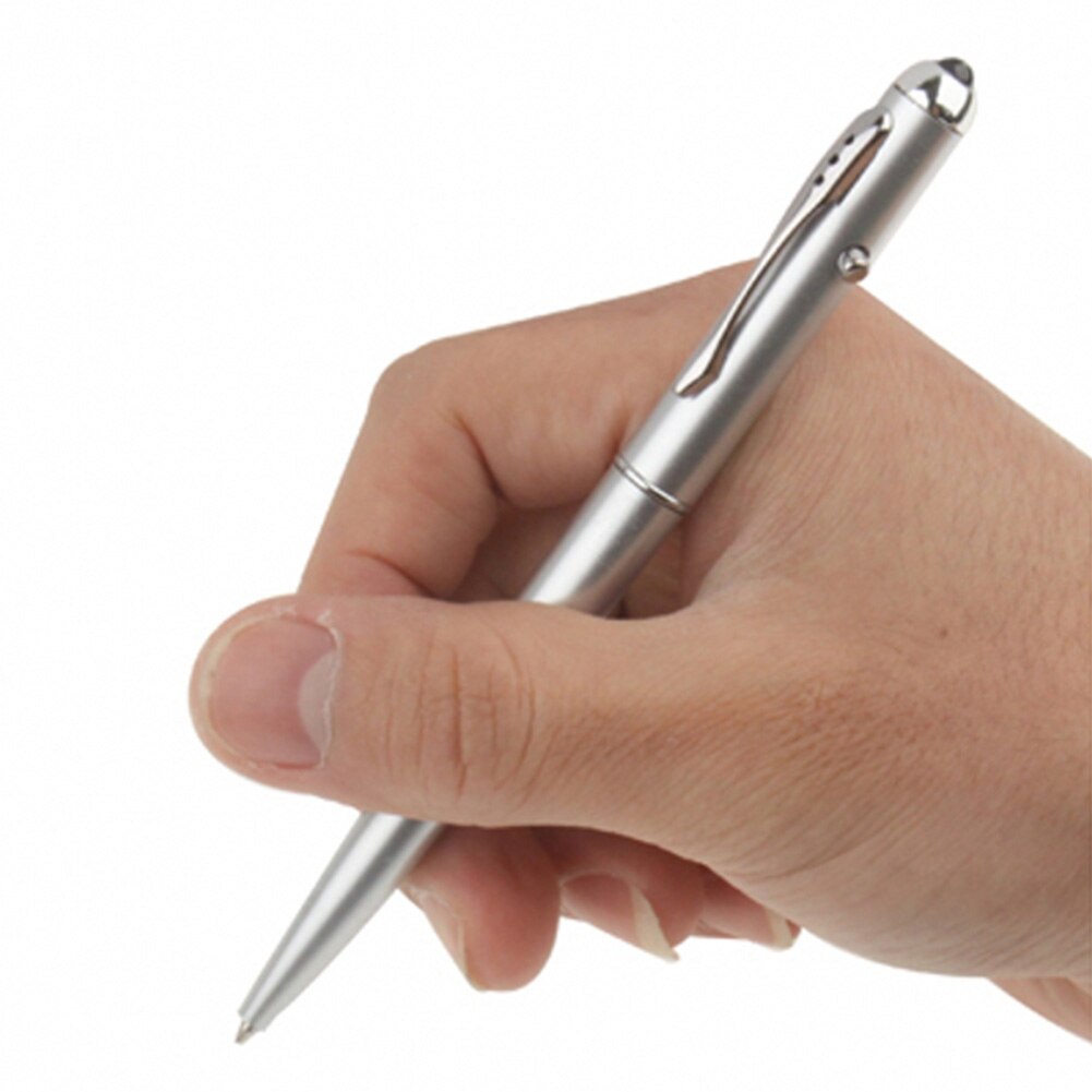 Stylo Secret à encre invisible argent 2, écriture magique de sécurité avec lumière UV
