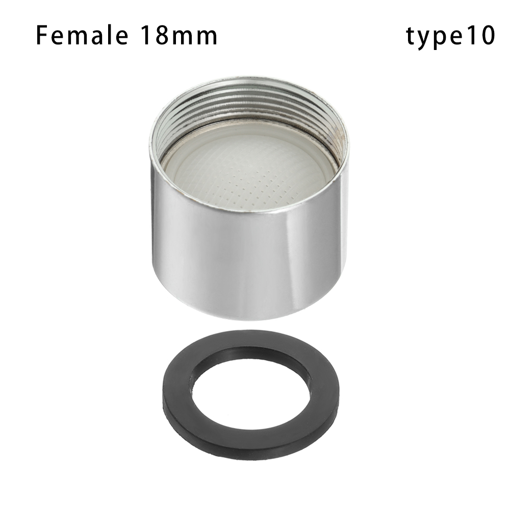 Waterbesparende Adapter Kraan Beluchter Mondstuk Filter Vervanging Onderdelen Binnenkern Beluchter Adapter Badkamer Kraan Accessoires: Black