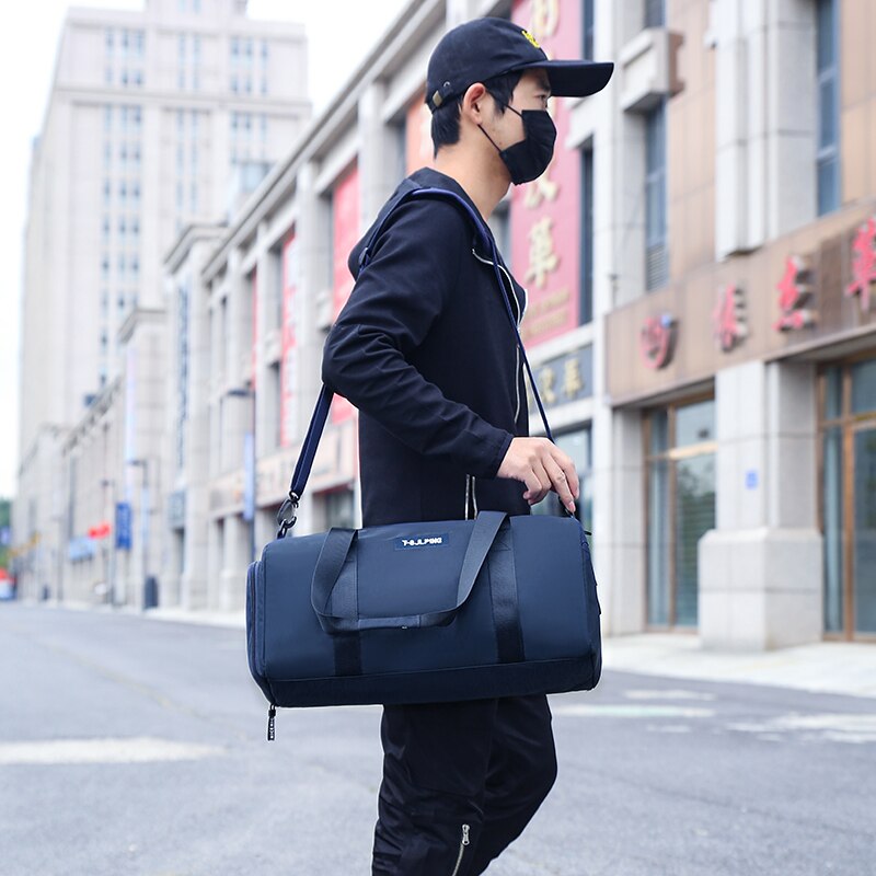 Oxford mænd rejse cross body taske stor kapacitet mandlig tøj opbevaring skuldertaske hombre bolsa de deporte con