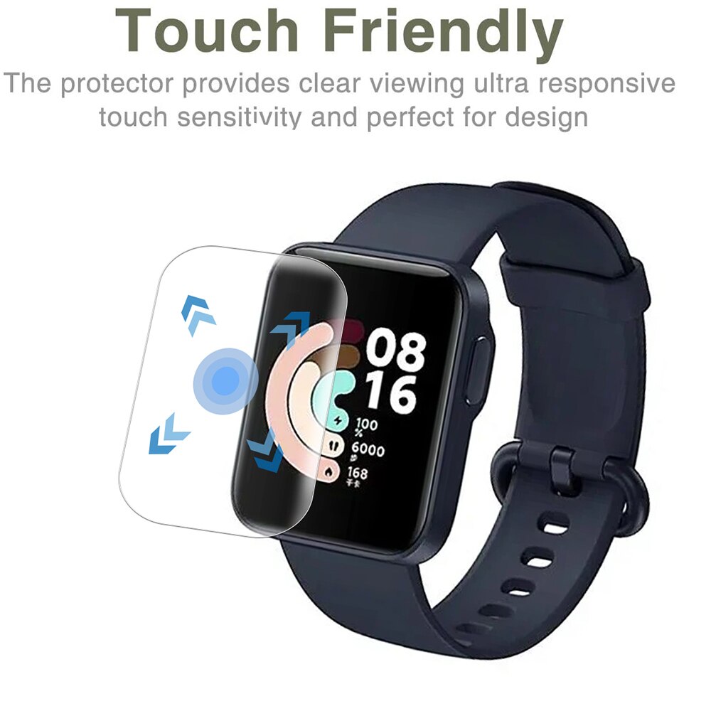 3-12 sztuk 9D zakrzywione hydrożel Film dla Xiaomi Mi zegarek 2 Lite 2 Lite folia ochronna dla Redmi Watch2 2 lekki Smartwatch nie szkło