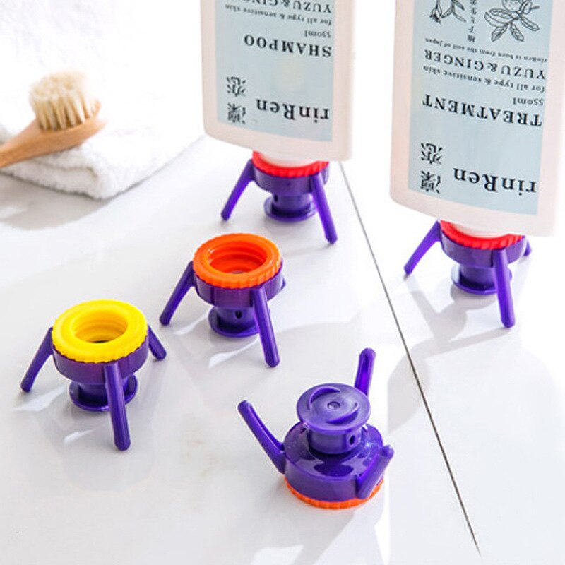 3Pcs Omgekeerde Fles Cap Keuken Kruiden Fles Badkamer Beugel Douchegel Shampoo Te Giet Vloeistof Cap Keuken Gereedschap