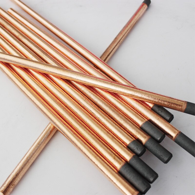 5 pièces électrode de Graphite de jaugeage plaqué cuivre 4mm/5mm/6mm/7mm/8mm/10mm/12mm