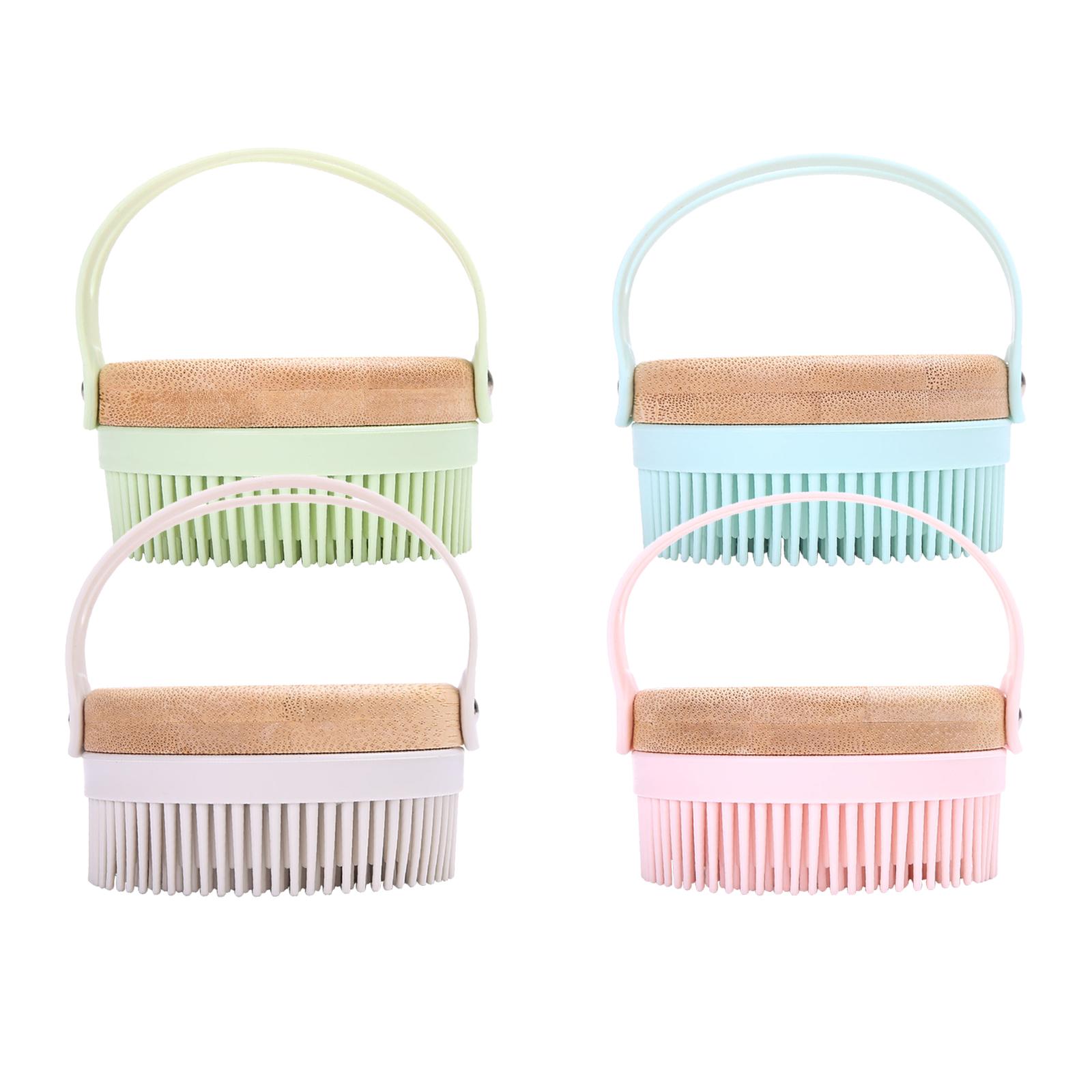 Hair Scalp Massager Shampoo Brush Soft Pins Head Massager for Hair Care Cleaning