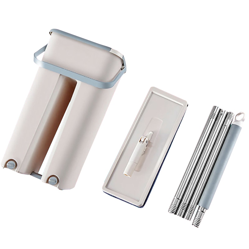 Nouvelle vadrouille magique automatique éviter le lavage des mains ultra-mince tissu de nettoyage des fibres maison cuisine plancher en bois paresseux collègues vadrouilles