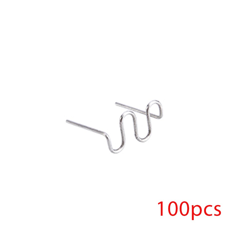 500Pcs/100Pcs 0.8mm Stapler Plastic Repair Standard Pre Cut Wave Staples Bumper Bodywork Stainless Steel