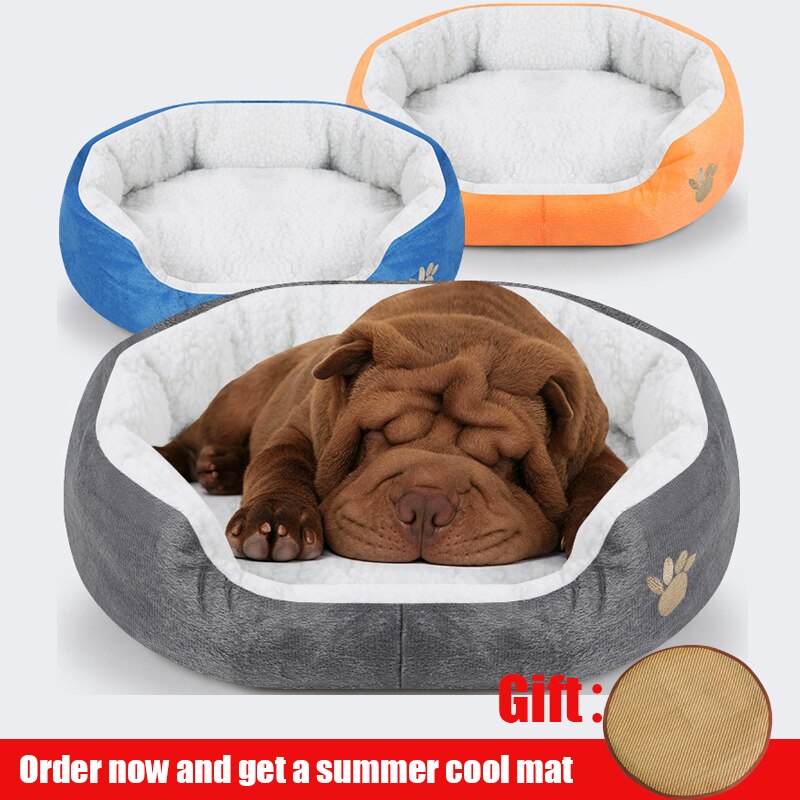 Saco de dormir suave para perro y gato, Cashmere Warming, cama para perro, sofá, tumbona, nido, cojín, producto para mascotas, accesorios para perros