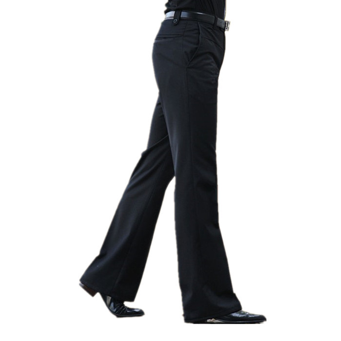 Spring Euro US flare suit Pant style Men's Flared Trousers Formal Pants Bell Bottom Pant Boot Cut Suit Pants Size 28-37