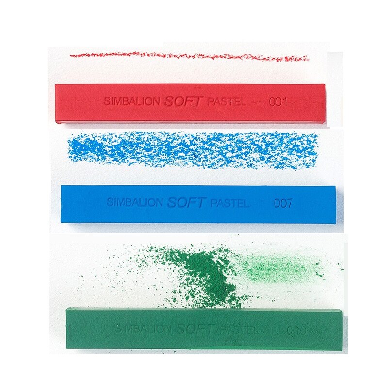 Simbalion 12 farver galleri blød pastel skitse/fluorescerende/liv og naturtoner tegneudstyr