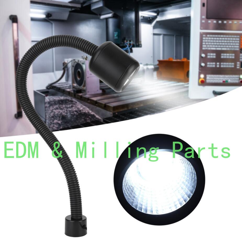 Milling Machine LED 12W Work Light CNC Machine Lathe Milling Sewing Gooseneck Working Lamp For Bridgeport Mill Part