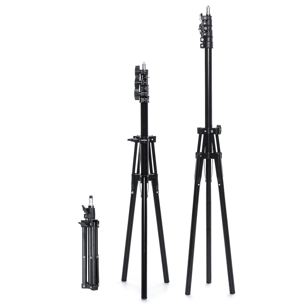 Photography Studio Adjustable Max 200CM Light Stand Tripod Interface standard 1/4 interface For Camera Photo Softbox Light Stand
