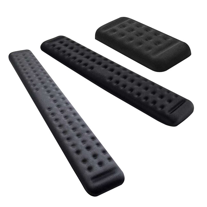 Keyboard Wrist Rest Pad Padded Memory Foam Hand Rest Support For Office, Computer, Laptop, Mac Typing And Wrist Pain Relief And